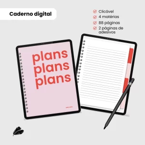 Caderno Digital Interativo - Plans