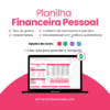 Planilha financeira de controle pessoal - modelo google sheets